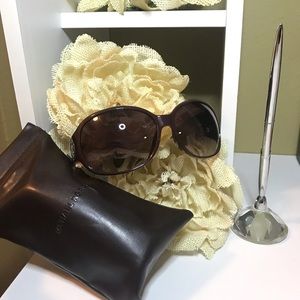 Star Studded Michael Kors Sunglasses (Brown)
